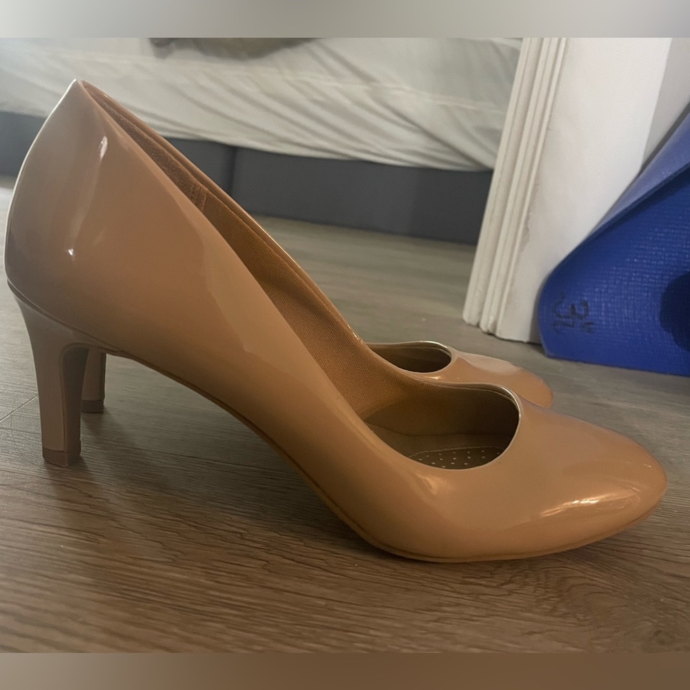 3” Nude Glossy Heels